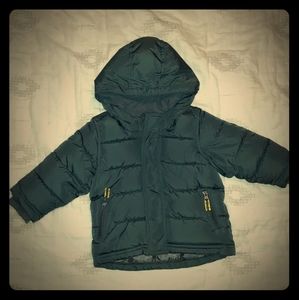 Grey puffer jacket
